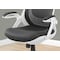 Monarch Specialties Office Chair, Adjustable Height, Swivel, Ergonomic, Armrests, Computer Desk, Work, Metal, White I 7269 - alternate 5